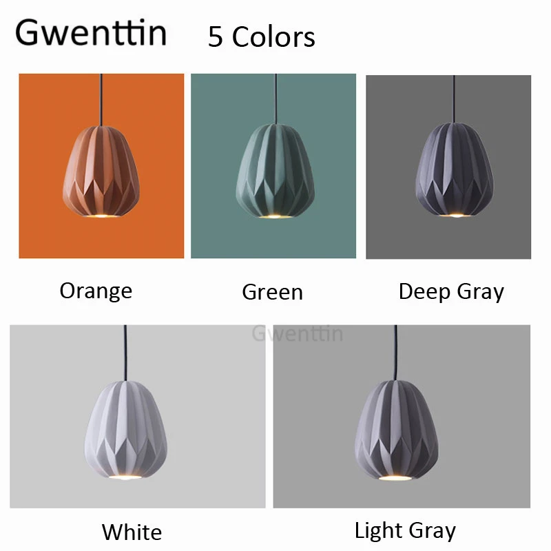 Nordic Led подвесные светильники современный подвесной светильник из смолы для