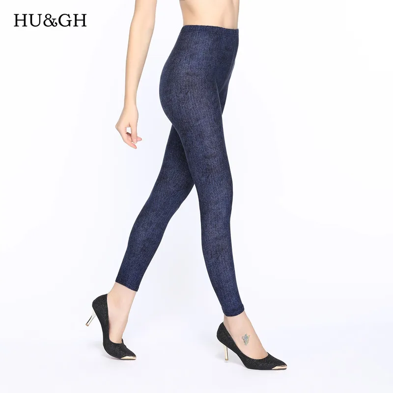 Женские однотонные леггинсы с принтом повседневные облегающие эластичные