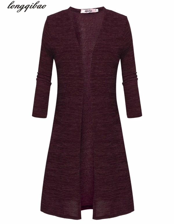 2017 европейский и американский женский кашемировый вязаный кардиган длинный
