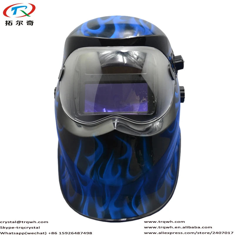 Шлем сварочный с автоматическим затемнением головной убор для сварки Tig Mig Mma TRQWH