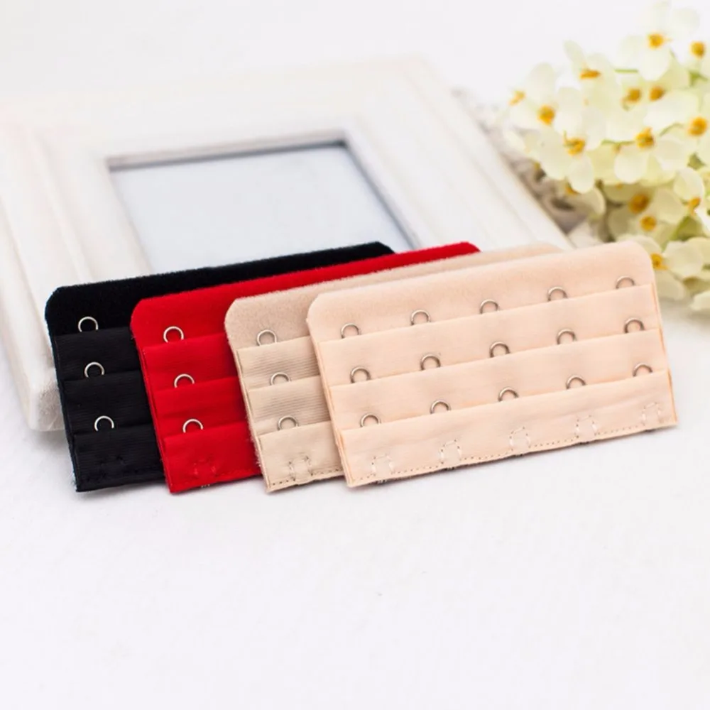 

Women 3 Rows 5 Hooks Bra Extender Extension Clip On Strap Bra Lengthened Buckle Adjustable Buckles Bra Clasp W2
