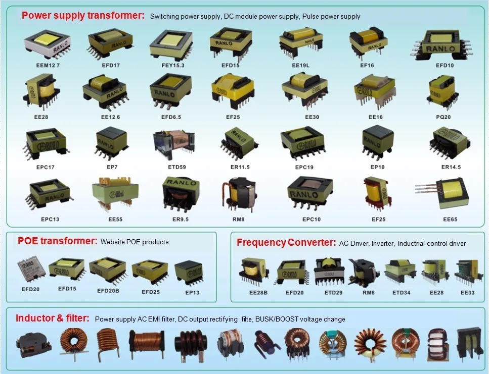 Трансформатор мощности EFD15 SMD SMPS высокочастотный обратный трансформатор