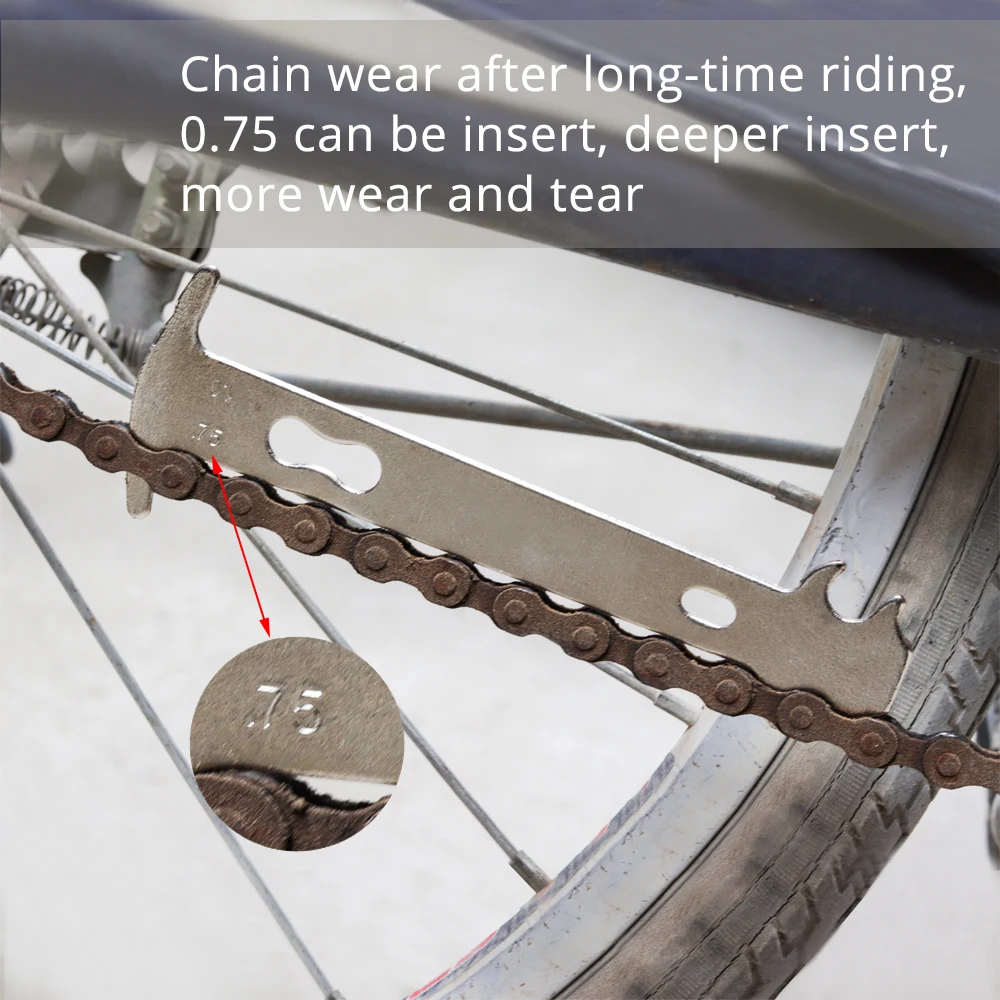 Велосипедная цепь Индикатор износа дорожного велосипеда Checker
