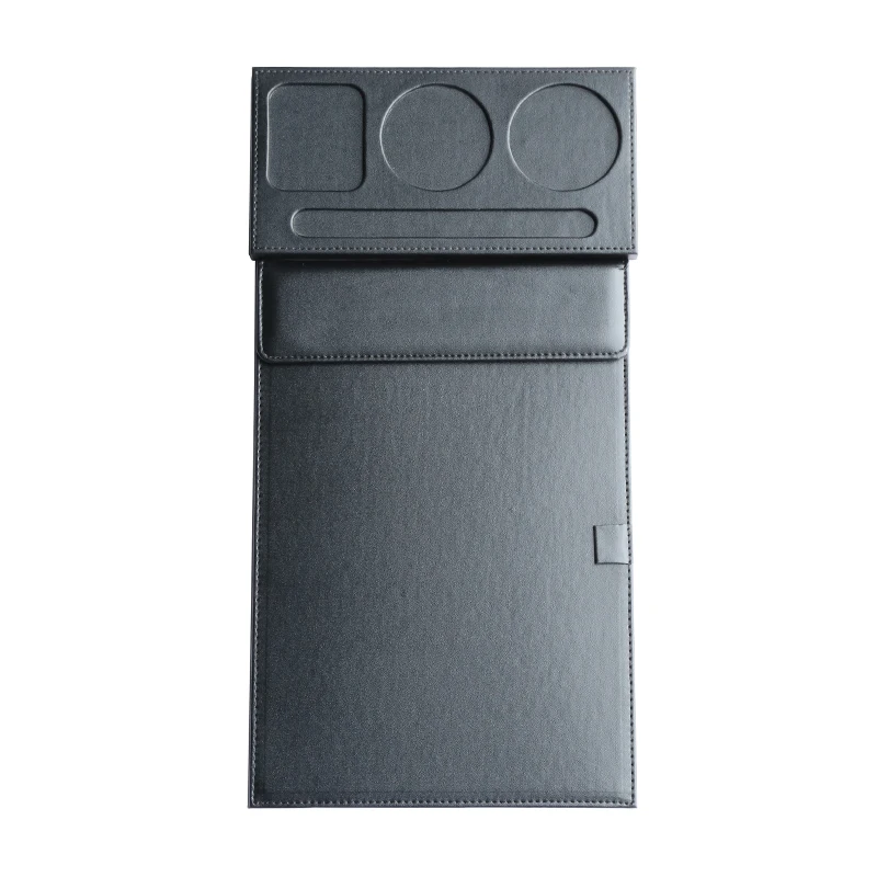 

Home Office Supplies Meeting Use Cup Coaster A4 Writing Board File Paper Clipboard Faux Leather Desk Accessories Tableware Pad