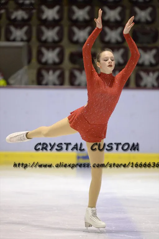 

Figure Skating Dresses For Girls Graceful New Brand Custom Ice Skating Dresses For Competition DR4438