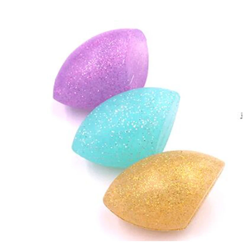 3D Силиконовые Косметическая пуховка алмазные мягкие для макияжа Губка Puff Esponja силиконовые Maquiagem