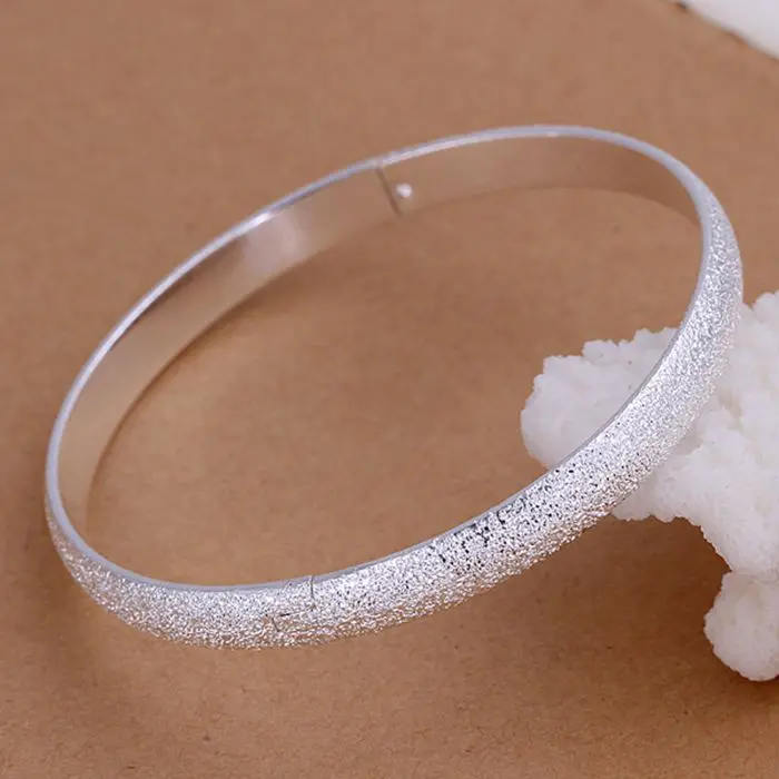 Браслет с покрытием из серебра 925 пробы ювелирные изделия Круглый кольцевой