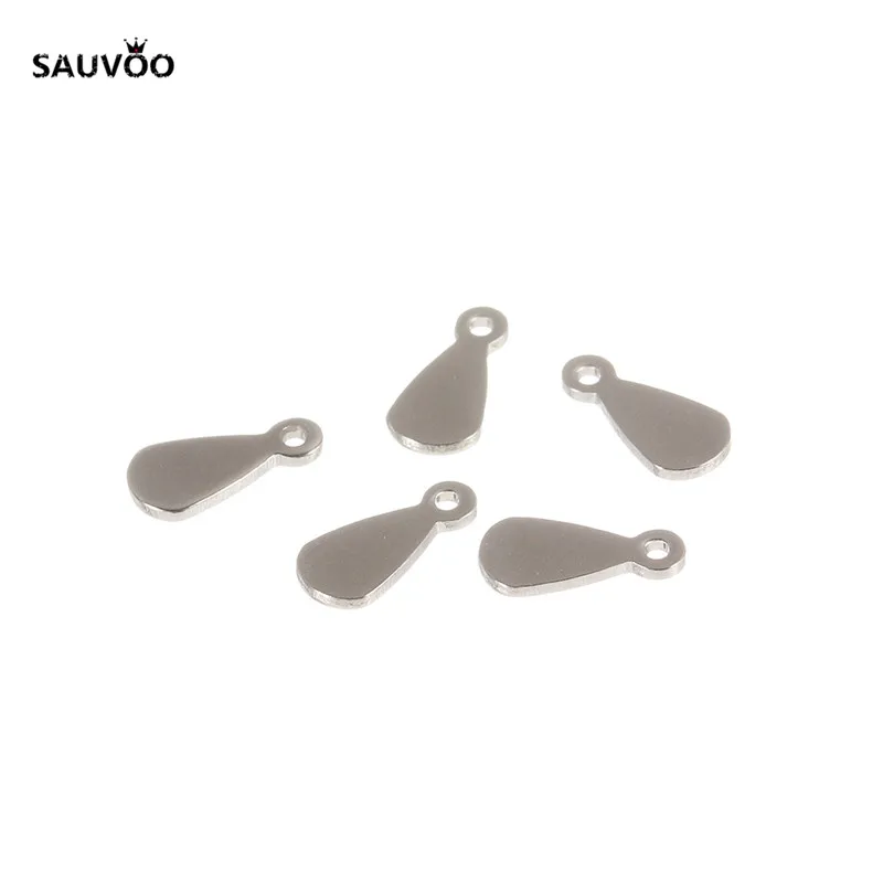 Подвески для браслетов и ожерелий из нержавеющей стали серебристого цвета 40