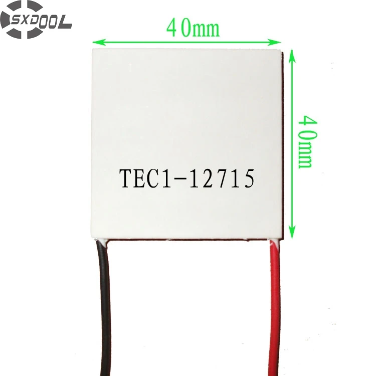 SXDOOL Пельтье 180 Вт TEC1 12715 Термоэлектрический охладитель 40*40*3 3 мм гарантия