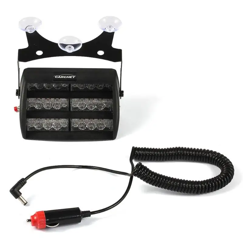 CARCHET автомобиля грузовика белый свет 18 шт. светодио дный стробоскопа для полиции
