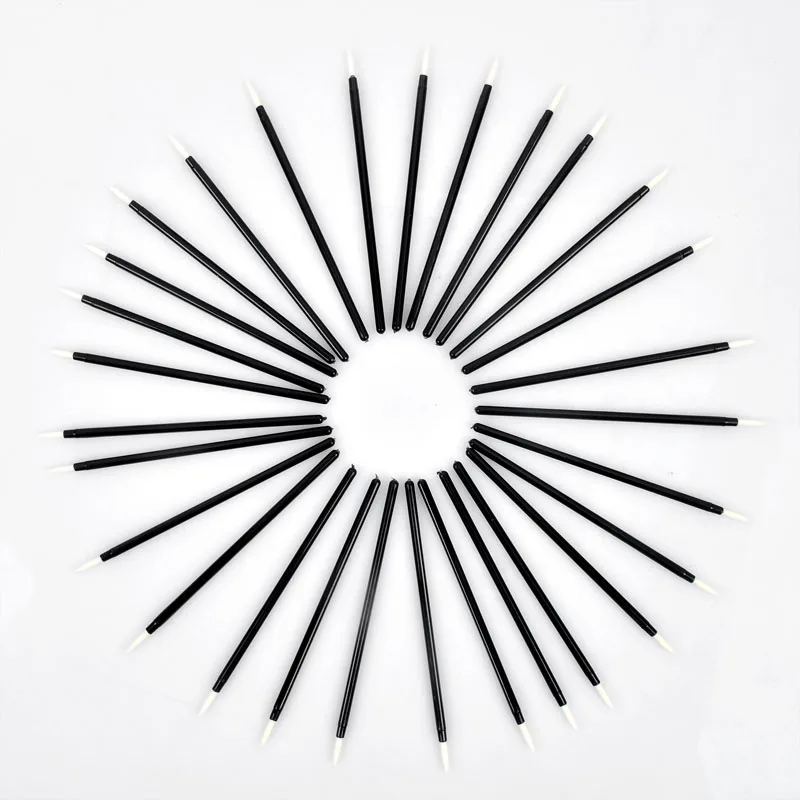 

50PCS Disposable Eyeliner Brush Black Long Lines Smooth Eyeliner Brush Fashion Makeup Tools Convenience Eyeliner Brush