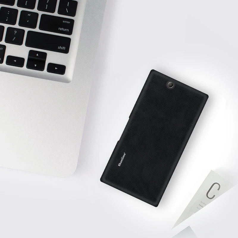 Black Роскошный чехол из искусственной кожи для sony Xperia Z Ultra XL39H, чехол для телефона sony Xperia Z Ultra XL39H, чехол в деловом стиле - Цвет: Black