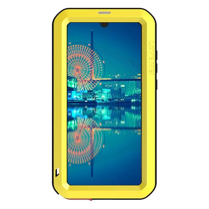 yellow Gorilla glass) для huawei P30 Lite P30 чехол LOVE MEI ударопрочный грязезащитный водонепроницаемый металлический армированный чехол для телефона для huawei P30 Pro P 30 - Цвет: yellow