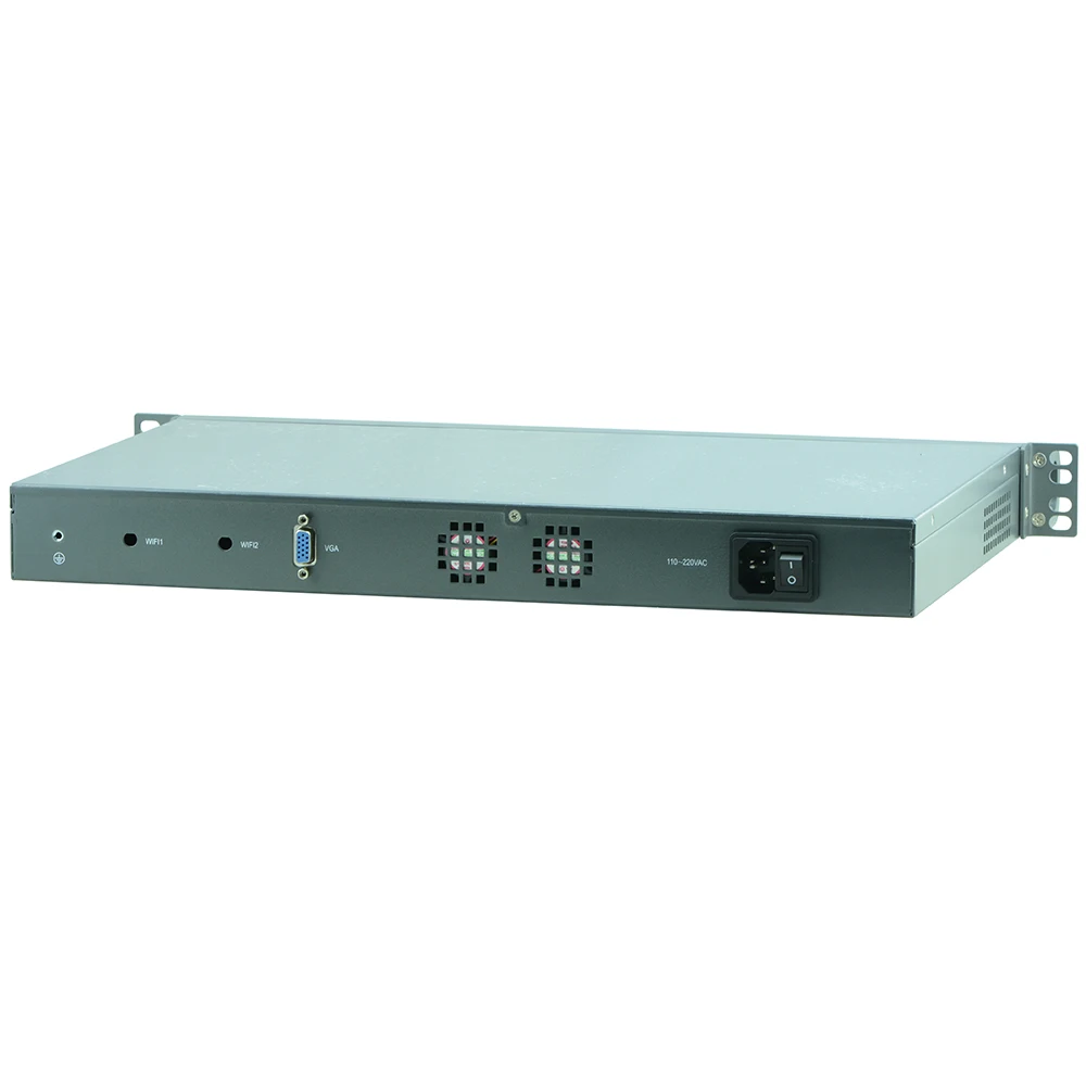 6 ethernet LAN ports network security firewall linux fanless 1U rackmount server Intel Celeron Quad Core J1900 | Компьютеры и офис