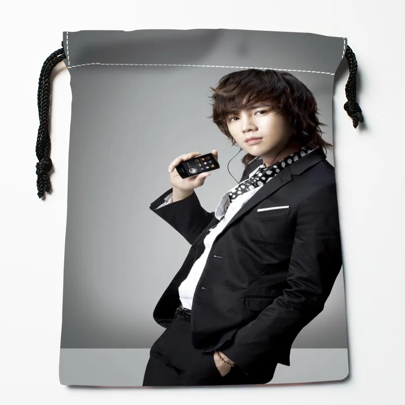 Storage Bags Пользовательские Jang Keun Suk напечатанный шнурок получить степень сжатия сумки Сумки для хранения на заказ упаковка подарочные сумки - Цвет: Storage Bags