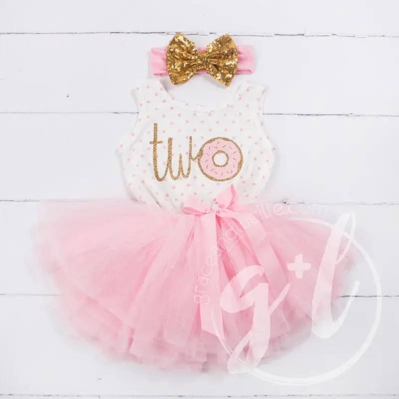 Детское платье-пачка без рукавов на 1-й день рождения | Детская одежда и обувь