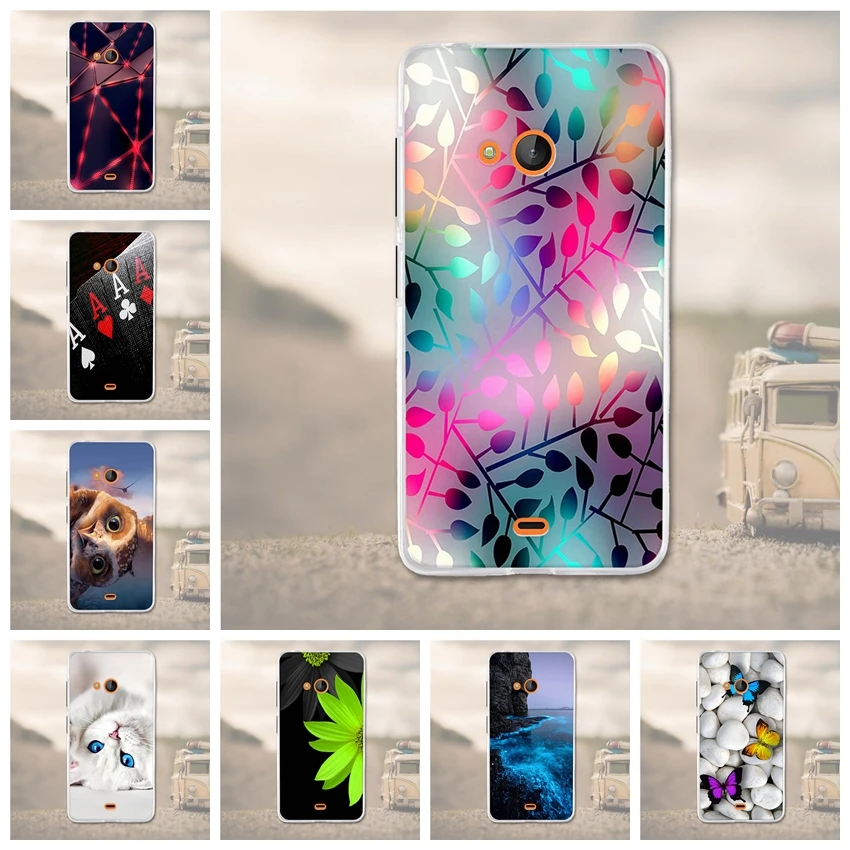 Чехлы для телефонов Nokia Microsoft Lumia 540 3D рельефный силиконовый чехол фотосумки|case for