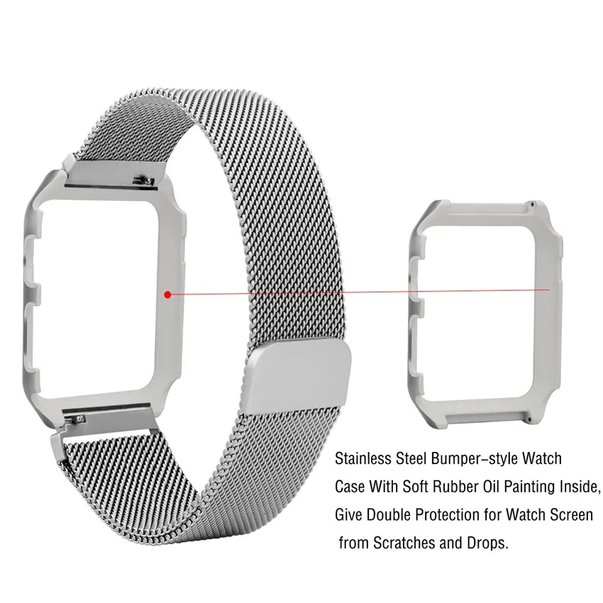 Bumvor Milanese Loop ремешок для Apple Watch Series 4 Band Watchstrap Нержавеющая сталь 44/40 мм iwatch 1/2/3 42/38