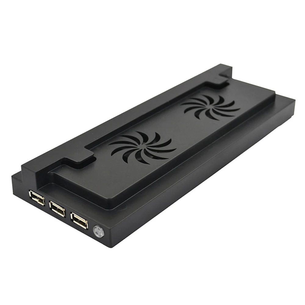Охлаждающая подставка с двумя вентиляторами USB зарядная док станция для тонкой