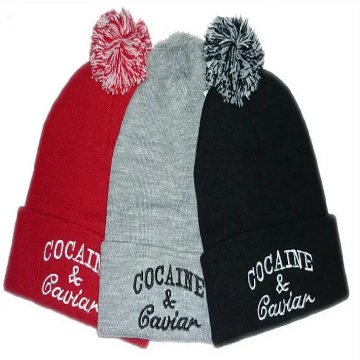 Новинка 2019 Стильные Шапки-кокаин и икра с мячом шапка в стиле хип-хоп мужские