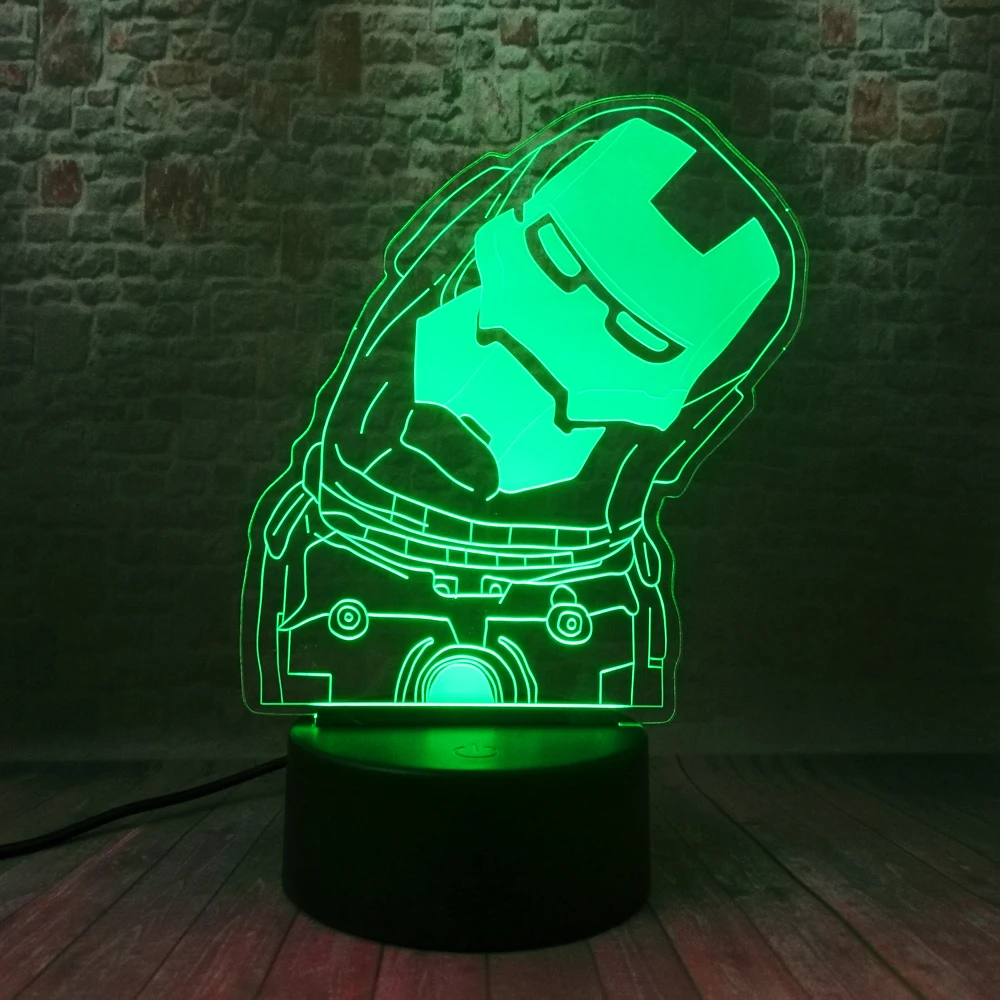 Amroe 3D мультфильм милые легенды Marvel Q Железный человек прекрасная фигура герой 7