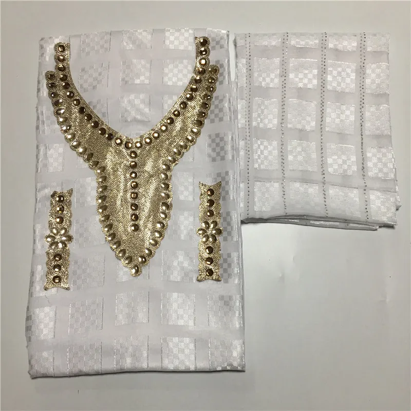 High quality silk fabric for lady dress embroidered george silk fabric African metallic silk fabric 114cm/8mm 5+2 yards 12L06283