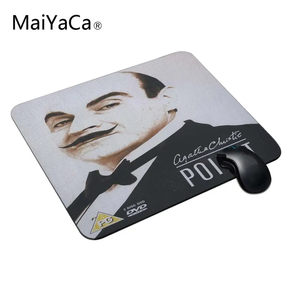 MaiYaCa Эркюль Пуаро Новые поступления коврик для мыши 180*220*2 мм 200*250*2 мм или 250*290*2 мм компьютерные игровые коврики для мыши - Цвет: 18x22cm
