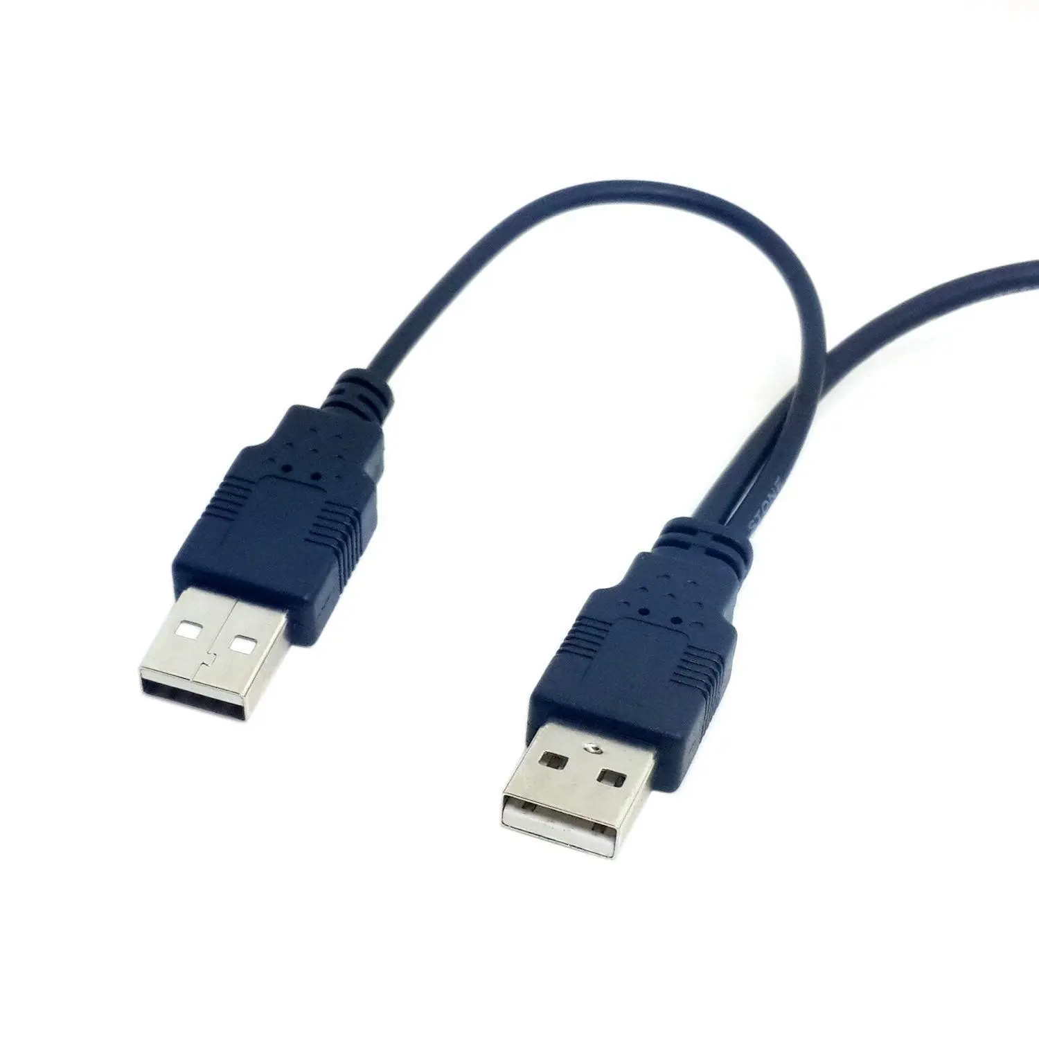 Двойной USB 2 0 папа к стандарту B Мужской Y кабель 80 см для принтера и сканера