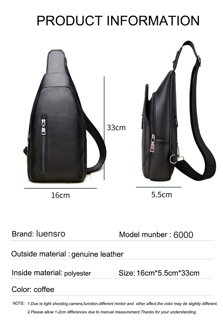 Мужские сумки через плечо из натуральной кожи, нагрудная сумка, дизайнерская сумка-мессенджер на плечо, новинка, рюкзак для путешествий, кожаная мужская сумка