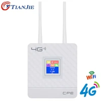 4g lte cpe wifi router broadband unlock 3g modem mobile hotspot wanlan port dual external antennas gateway with sim card slot