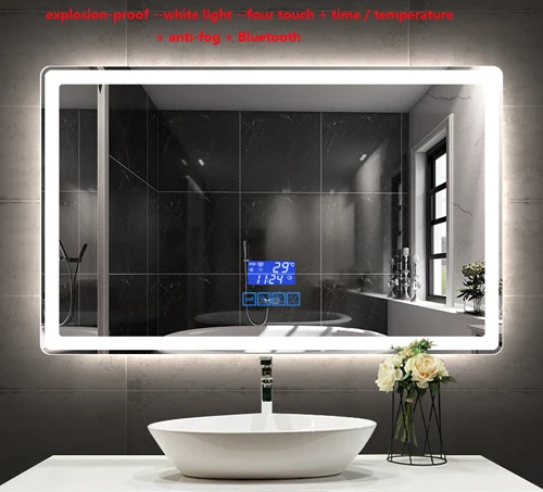 Package 3 CTL305 настенное светодиодное зеркало для ванной комнаты интеллектуальное HD Зеркало для ванной взрывозащищенное противотуманное зеркало белый/теплый свет 110 В/220 В - Цвет: Package 3