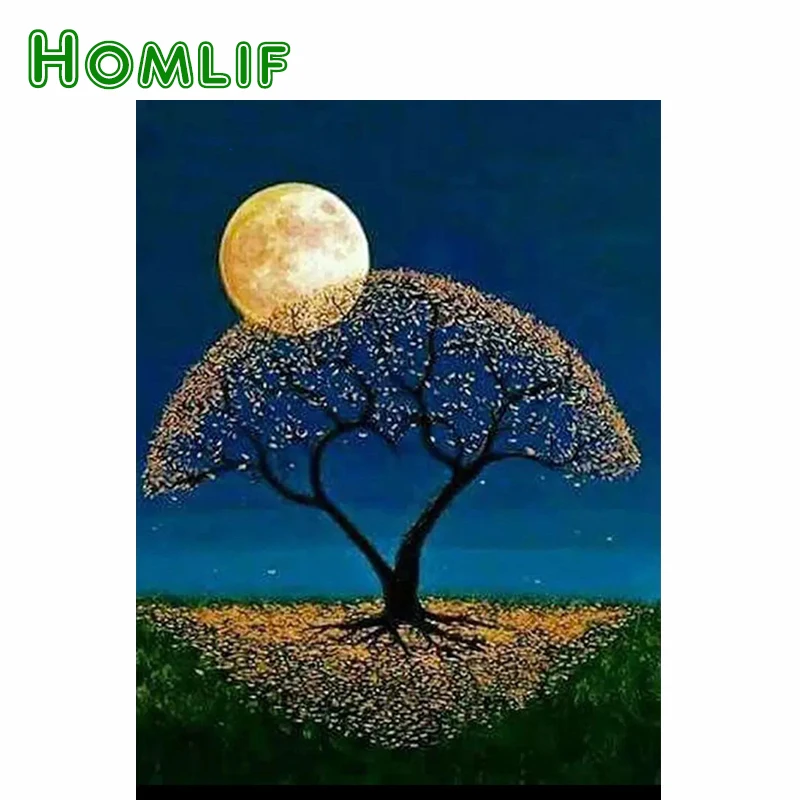 Набор для алмазной живописи HOMLIF 5d полное сверло Алмазное искусство круглые