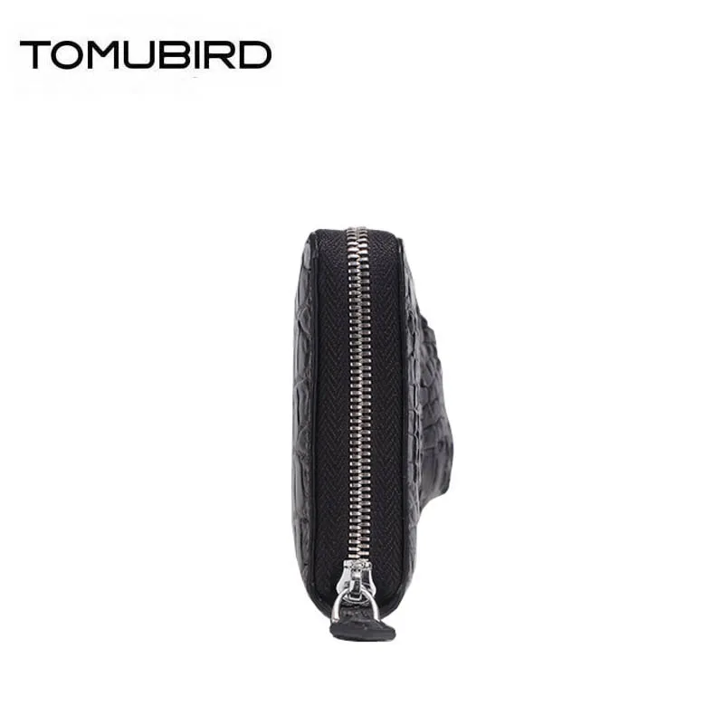 Сумка из натуральной воловьей кожи для мужчин модная сумка крокодиловой с узором