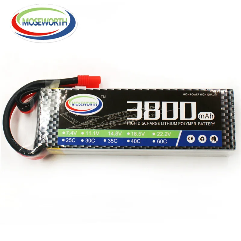 MOSEWORTH 2 S RC Lipo батарея 7 4 v 3800 mAh 40C-80C для вертолет автомобиль Лодка Квадрокоптер