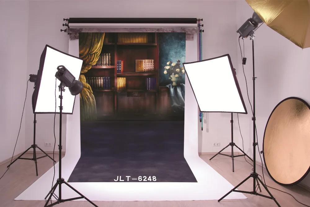 Фон для фотосъемки с компьютерным принтом Цветы Масляные картины тканевый фон