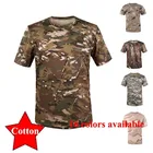 Футболка мужская быстросохнущая, тактическая, с круглым вырезом, дышащая, тактическая одежда