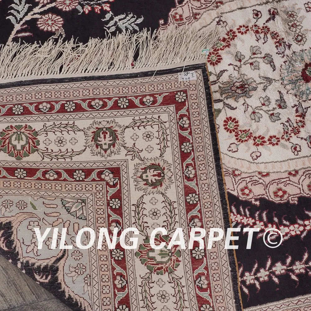 Турецкий Шелковый ковер YILONG 4 'x 6' для продажи изысканный ручной работы с