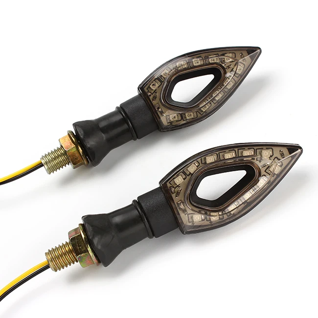 FORAUTO 2 шт. 12 LED мотоциклетный светильник с поворотным сигналом Настраиваемые