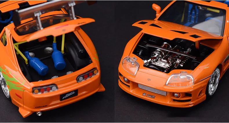 1:24 Форсаж супер модель автомобиля из металлического сплава Diecasts& Toy Vehicles модель миниатюрная игрушка автомобиль коллекция игрушек для подарков