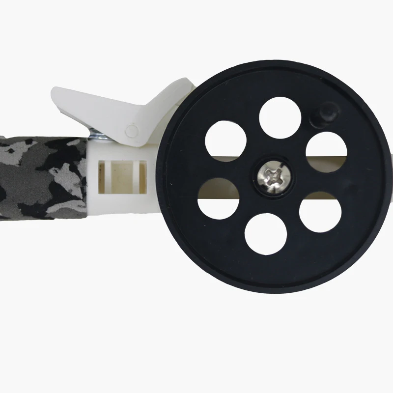 Детская удочка для зимней подледной рыбалки 34 см с катушкой портативная