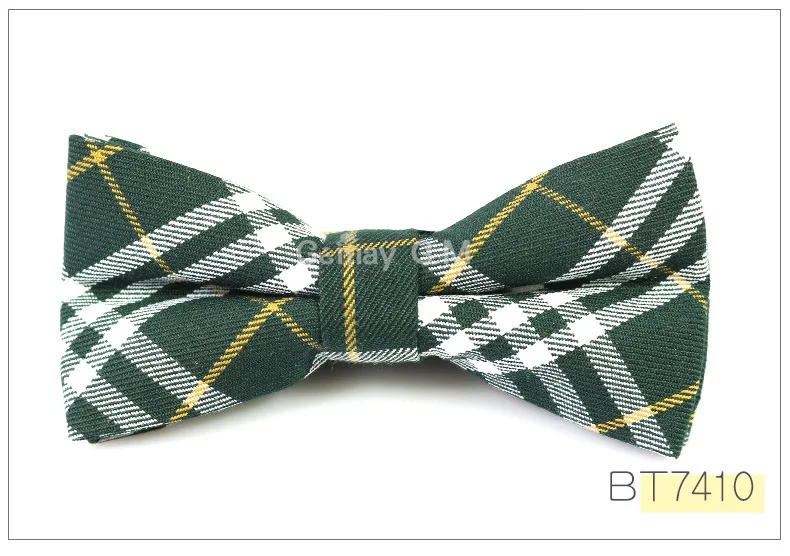 Formal Commercial Bowtie for Men's Wedding Party Male Skinny Plaid Bow ties Gravatas Slim Cravat Accessories