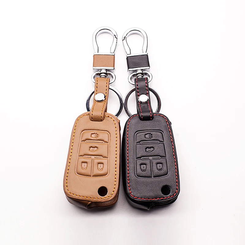 Набор чехлов для автомобильных ключей из натуральной кожи чехол chevrolet cruze кожаный