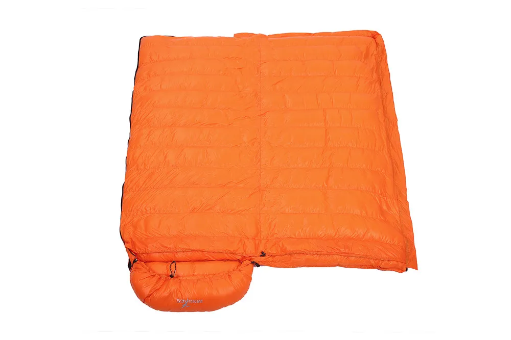 WINGACE Fill, 600 г, 1000 г, утиный пух, спальный мешок для кемпинга, ПУХОВЫЙ, 400 т, нейлоновый, складной, для улицы, походный, Сверхлегкий, спальные мешки для взрослых