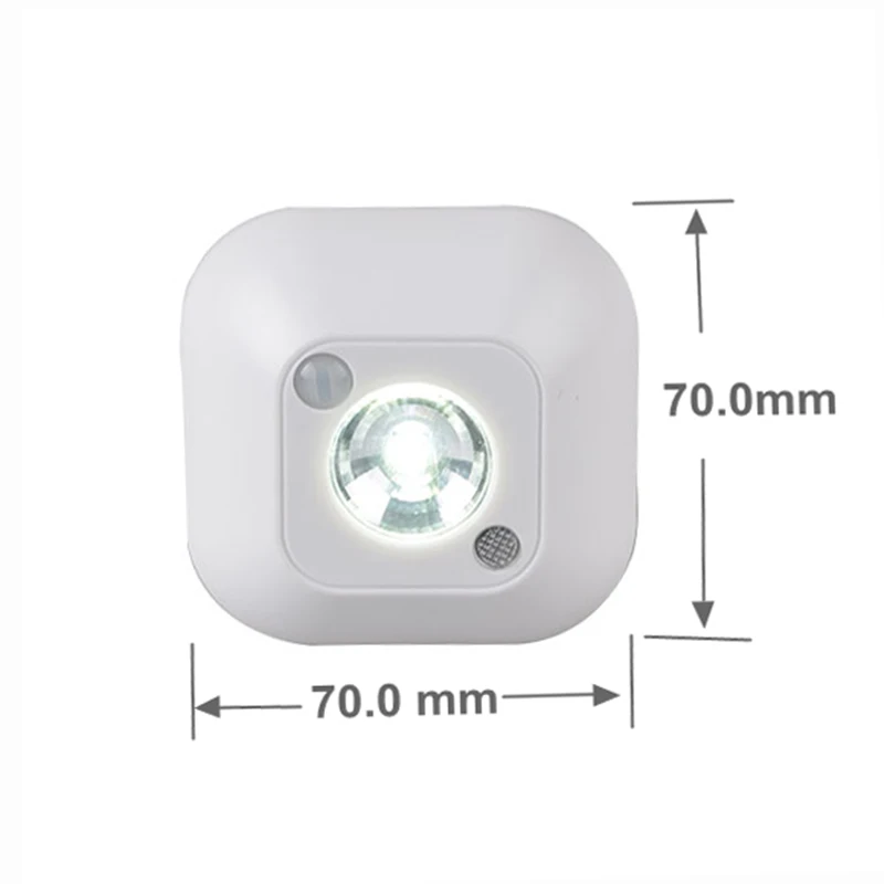 Датчик движения светодиодный ночник двойной индукционный ПИР Инфракрасный