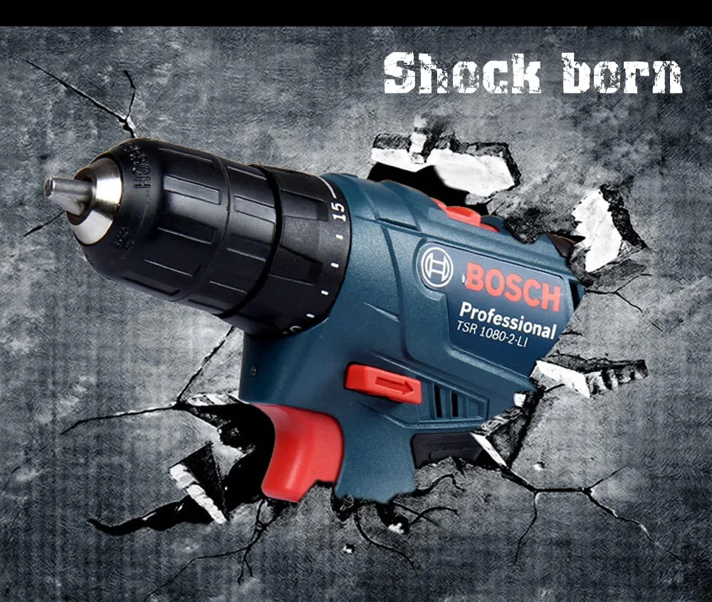 Bosch(BOSCH) электроинструменты TSR1080/GSR108 10,8 В литиевая аккумуляторная дрель литиевая электрическая ручная дрель электрическая отвертка винт