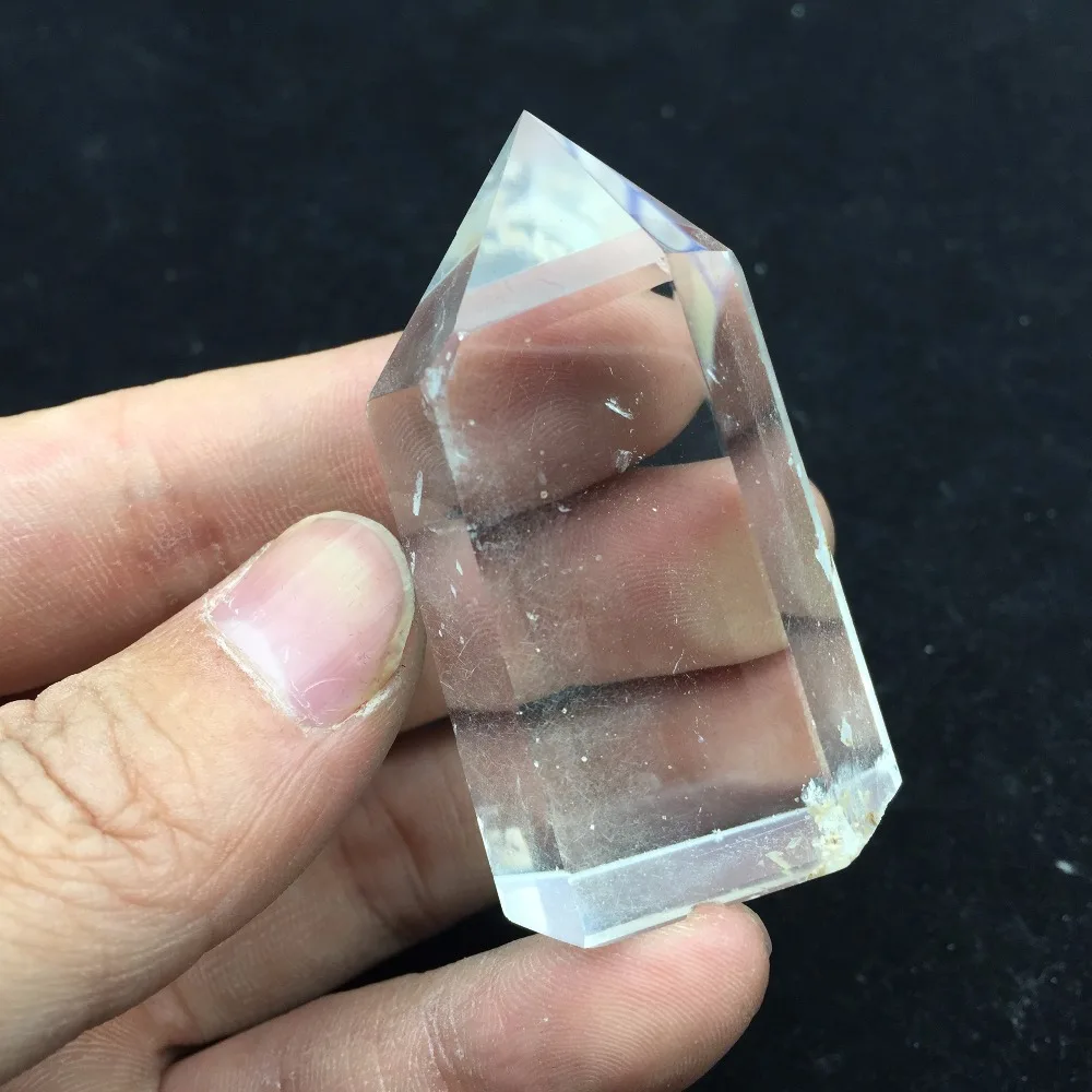 65 г натуральный стиль AAA прозрачный кварцевый кристалл целебная точка