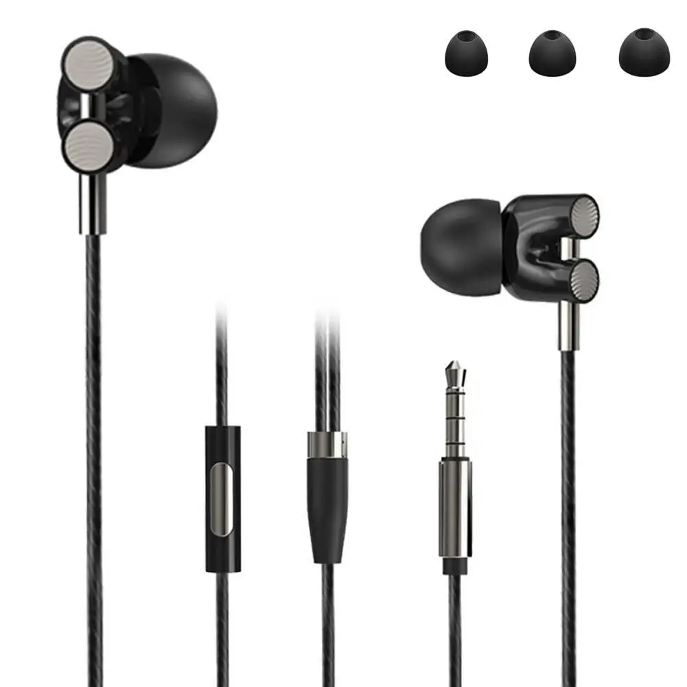 Спортивные наушники-вкладыши сабвуфер Шум-изоляции привод по проводам