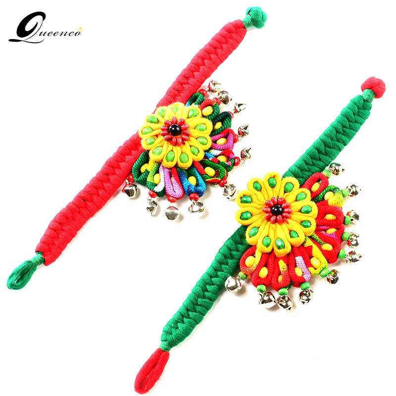 Летний Этнический браслет тканевый ручной работы женские Этнические браслеты с