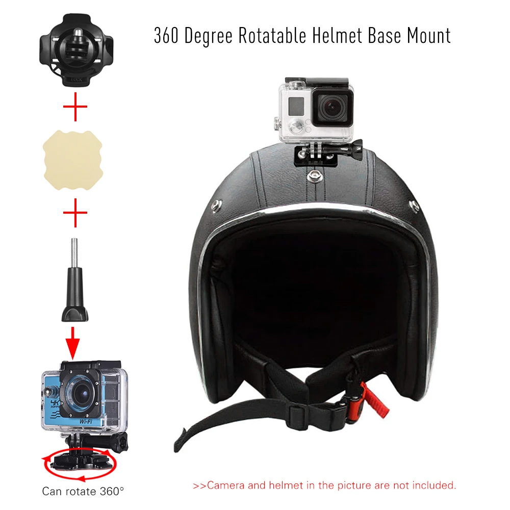 Andoer для Gopro набор аксессуаров Xiaomi Yi 4K Hero 7 6 5 4S крепление селфи штатив Eken H9
