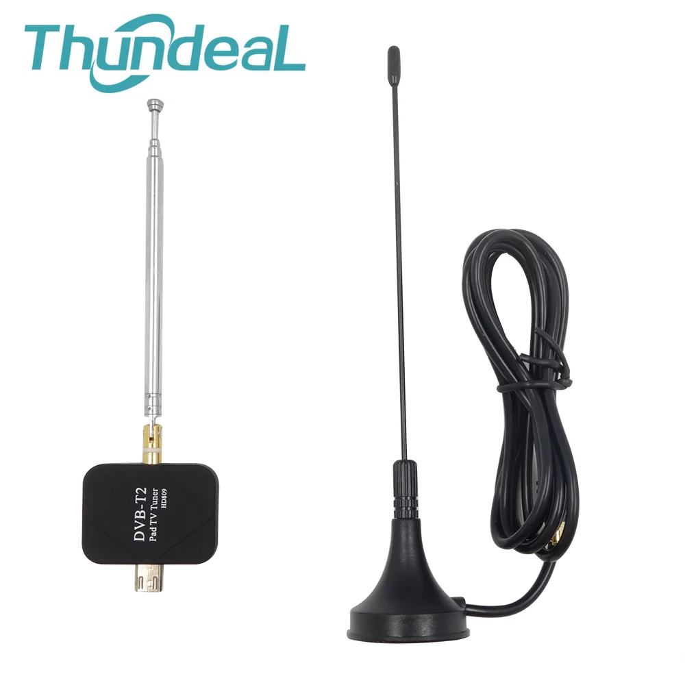 HD цифровой DVB-T2 ТВ приемник Micro USB для клавиатра android-телефона Наклейте D ТВ-цифра